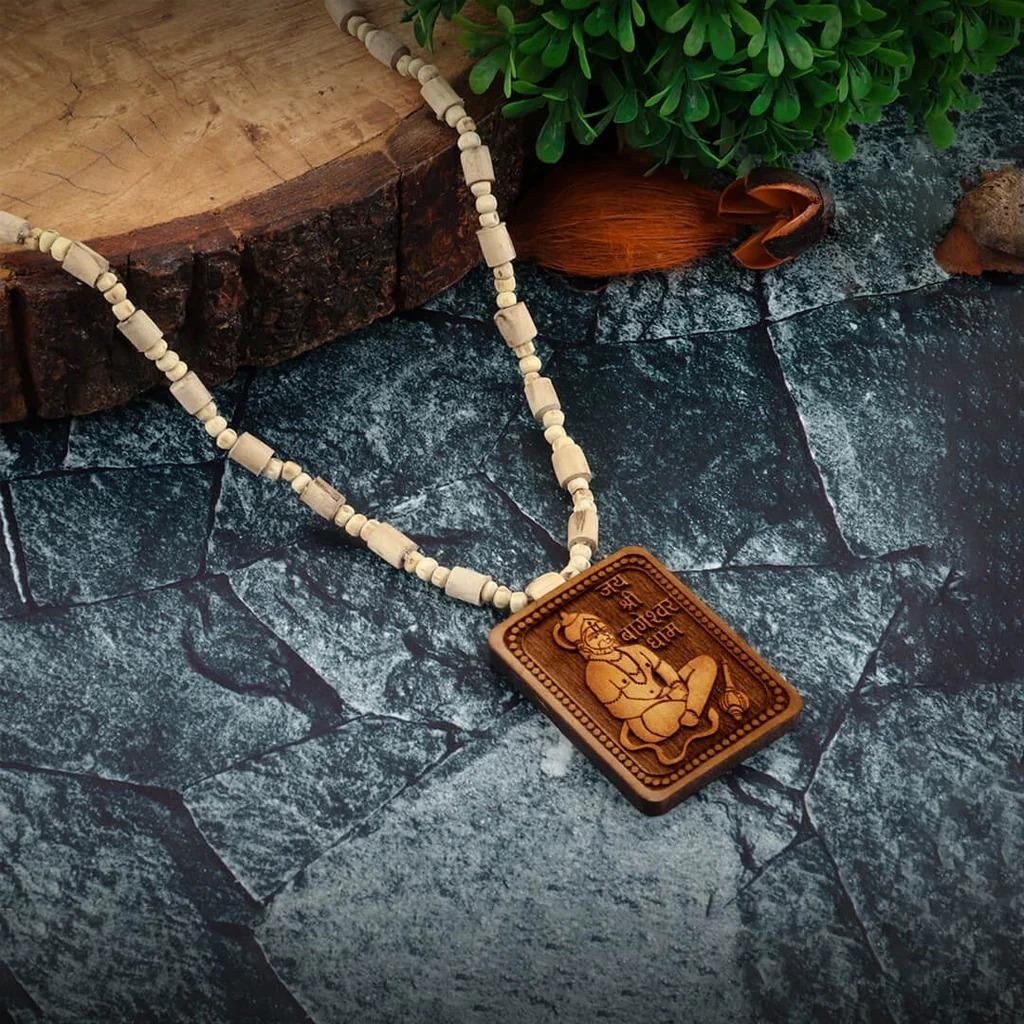Vendexi Bageshwar Dham Tulsi mala with pendant