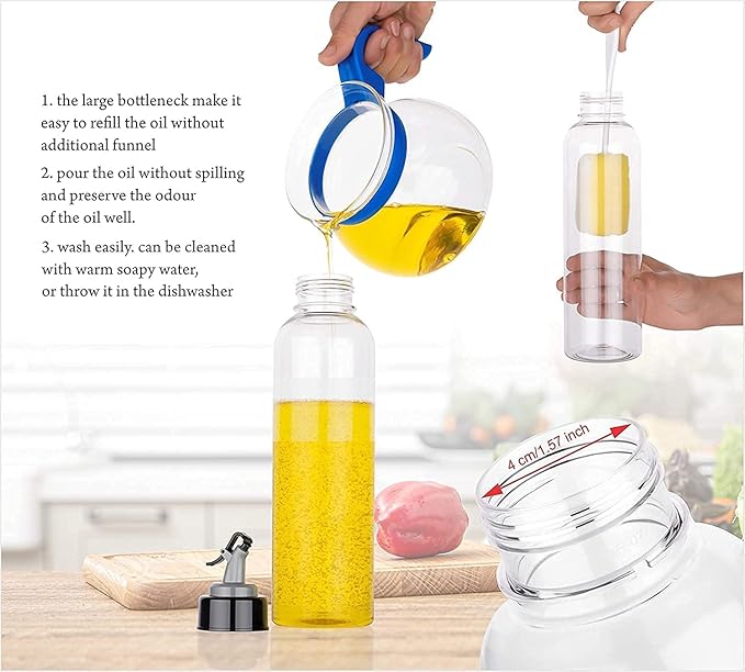 1000ml Premium Oil Dispenser Bottle (Set of 2)