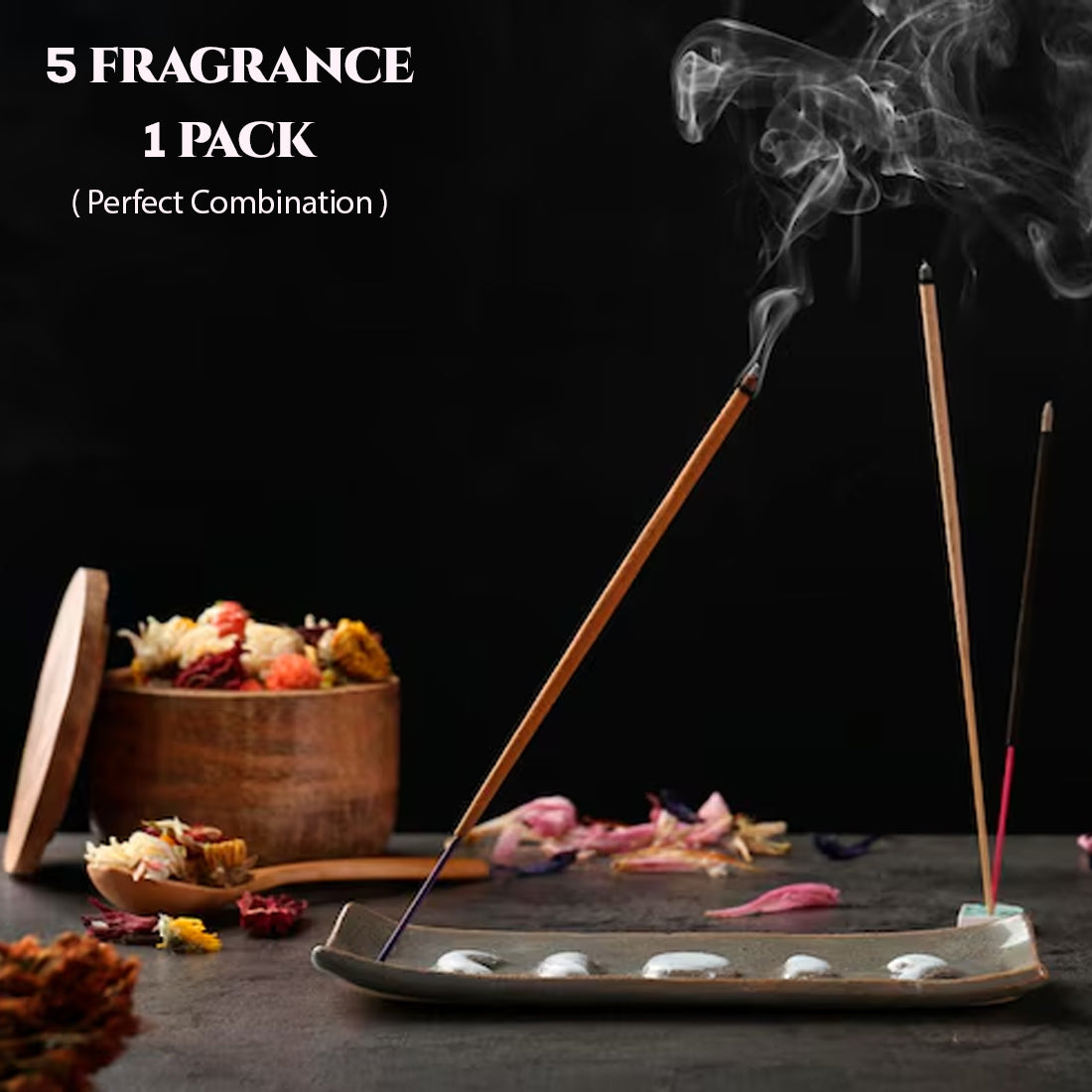 5 in 1 Incense Stick Combo (400gm)