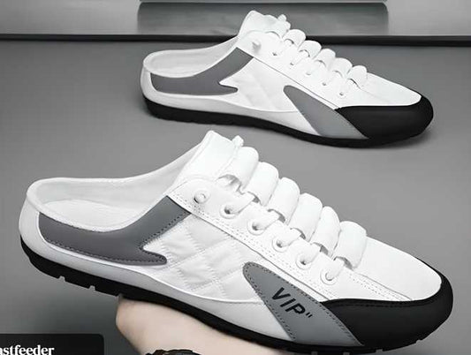 Vendexi men’s white half casual shoes