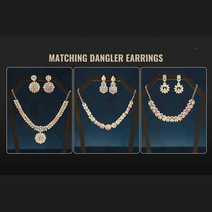 Austrian Diamond Jewellery Set (Set of 3) | Vendexi