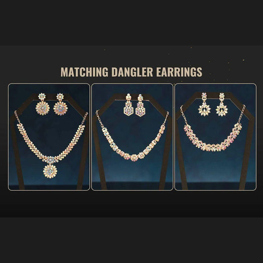 Austrian Diamond Jewellery Set (Set of 3) | Vendexi