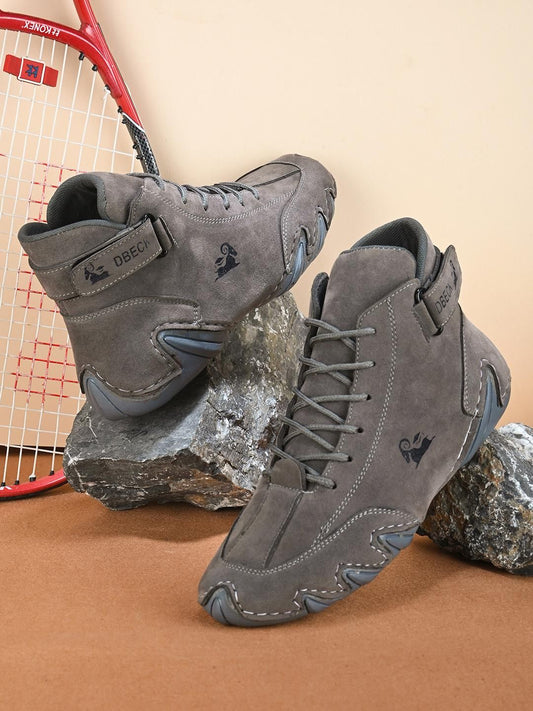 Vendexi BOLLERO casual sneakers for men grey