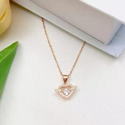 Heart With Wings Necklace | Vendexi