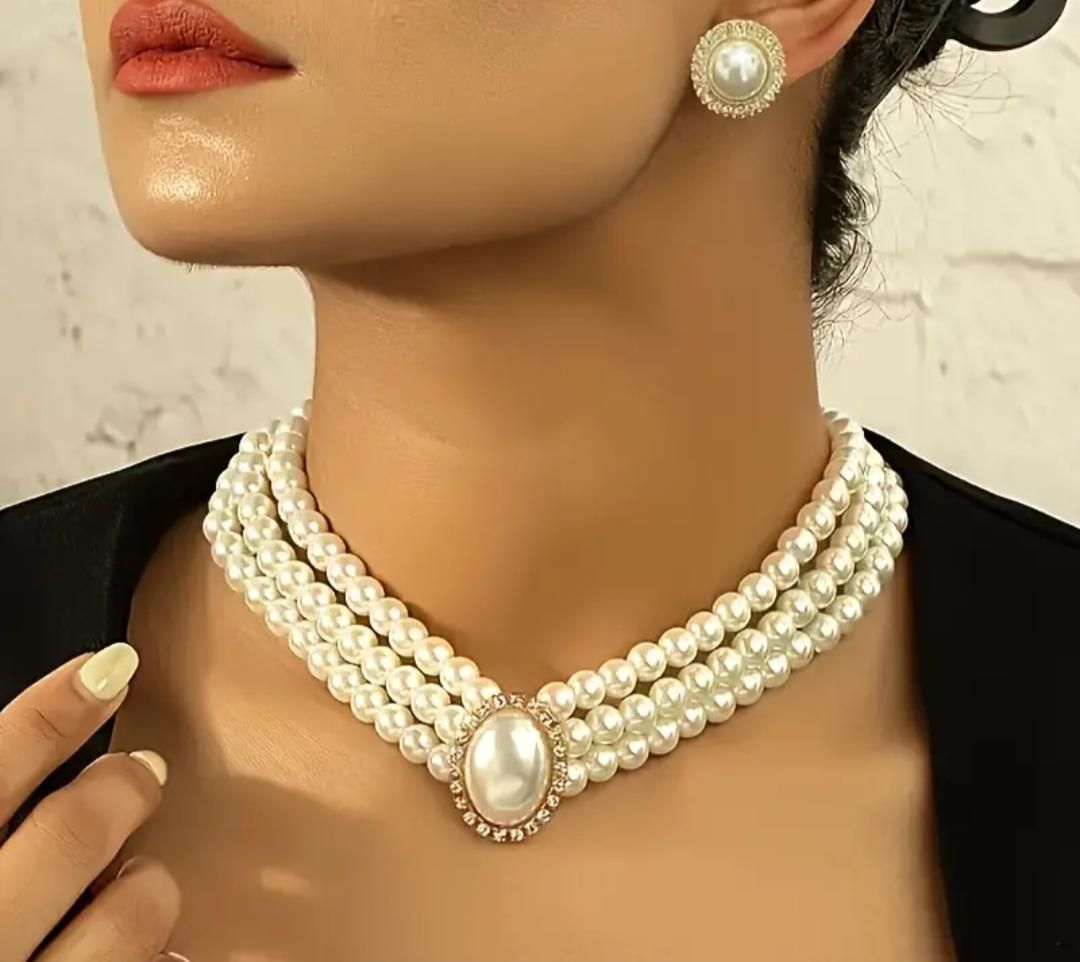 Vendexi artificial pearl necklace jewelry