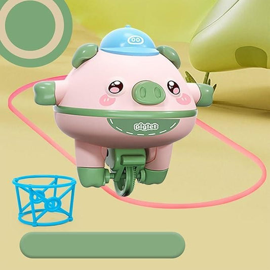 Vendexi tightrope walking tumbler pig toy