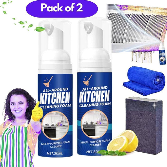 Vendexi all round kitchen cleaning foam pack