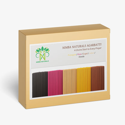 5 in 1 Incense Stick Combo (400gm)